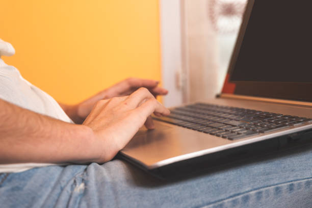 istock Woman working on the sofa 1298015028