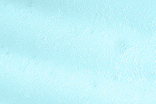 Blue Soapy Surface Closeup Foamy Cleansing Skin Care Product Texture ...