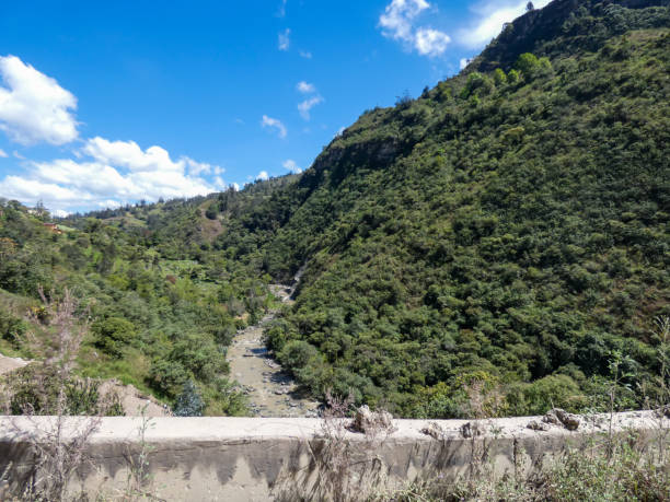 istock River under the bridge and the mountains 1298021867