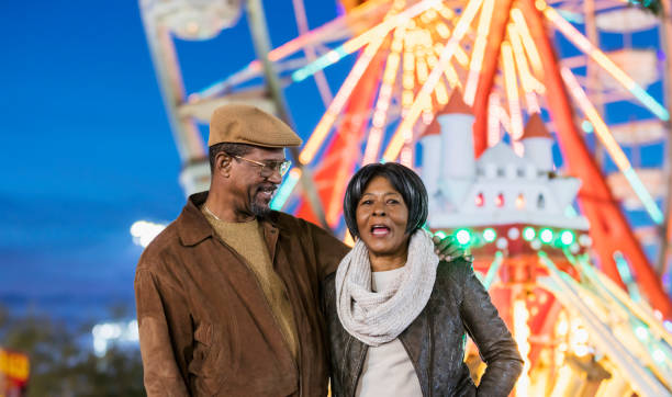 istock Senior couple at county fair 1298023576