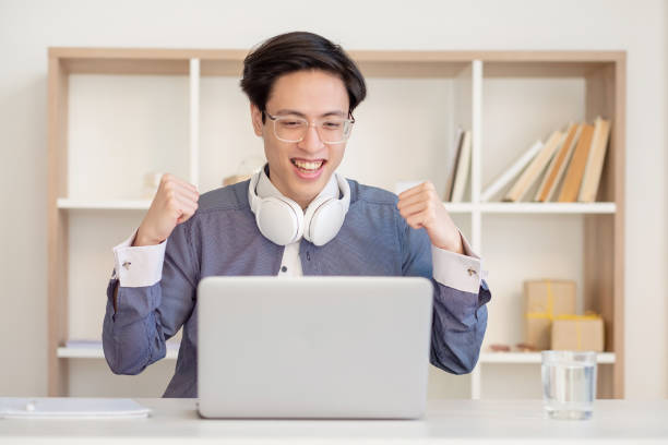 istock successful project goal achievement happy guy 1298031036
