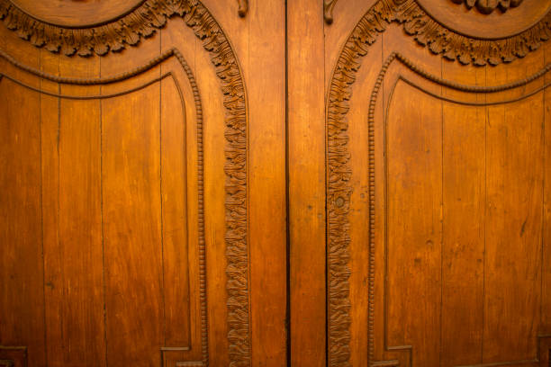 istock wooden ornate door in  Peru 1298031370