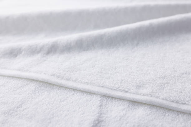 istock Pure white, soft and clean towel 1298056997