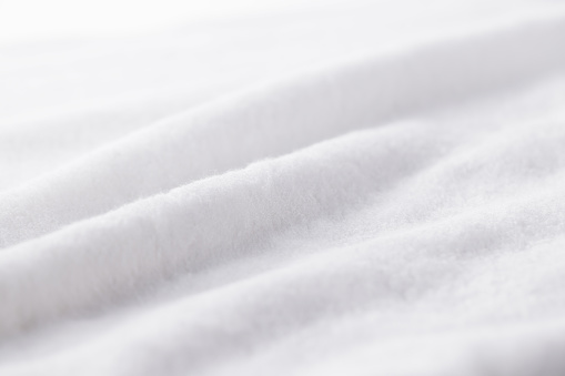 Pure white, soft and clean towel
