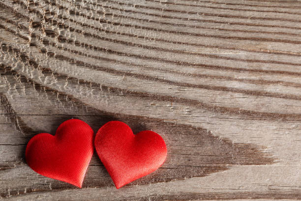 istock Valentines day hearts on wood 1298061572