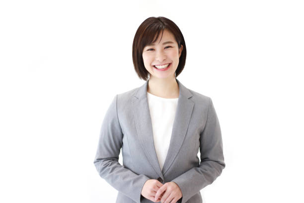 istock Female employee with a smile 1298062634