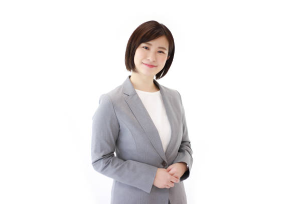 istock Female employee with a smile 1298062667