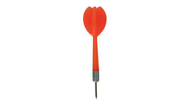istock A red dart isolated on a white background. 1298066197