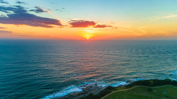 istock Early morning seascape flight over The Haven at Terrigal 1298070111