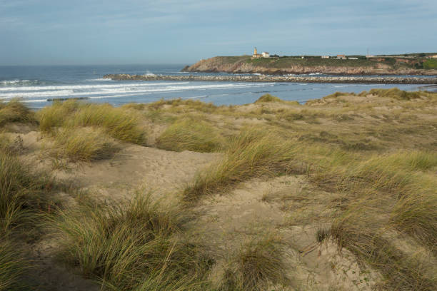 istock Lighthouse and dunes, Asturias 1298076566