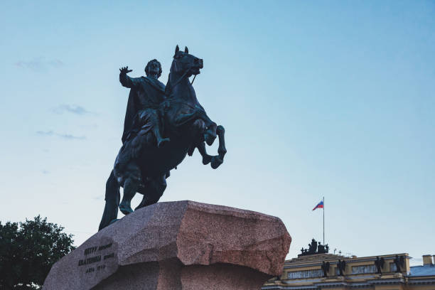istock Bronze horseman monument 1298078887