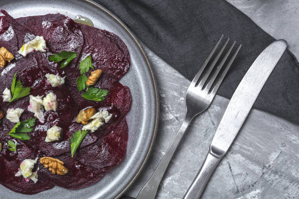istock Homemade Beet Salad with Walnuts, Mozzarella and Parsley 1298082327
