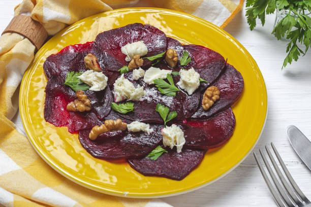 istock Homemade Beet Salad with Walnuts, Mozzarella and Parsley 1298082331