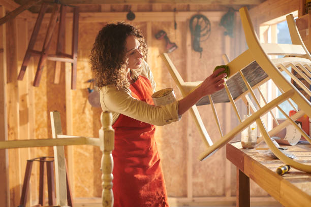 istock restoring furniture in the garden workshop 1298094057