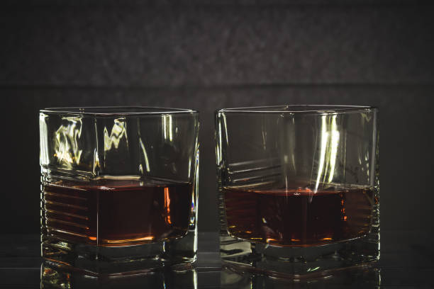 istock Two glasses of whiskey 1298105299