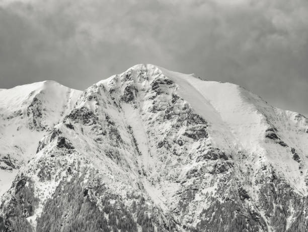 istock Winter landscape with mountain peaks covered in snow. Beautiful view with Bucegi Mountains part of the Carpathian Mountains, in Romania. 1298109116