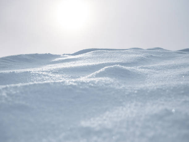 istock Sunlight shining on fresh snow. Winter landscape background. 1298109171