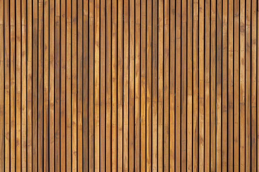 Wall of slat for home decor.