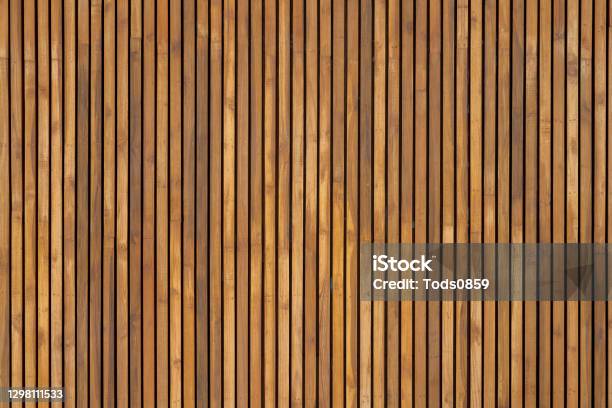 Wall Of Slat For Home Decor Stock Photo - Download Image Now - Wood - Material, Wall - Building Feature, Textured