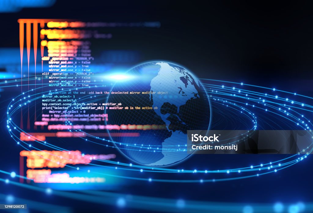 Programming Code Abstract Technology Background Of Software Developer ...