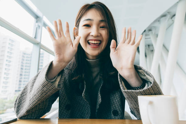 istock Asian female student video conference 1298127369