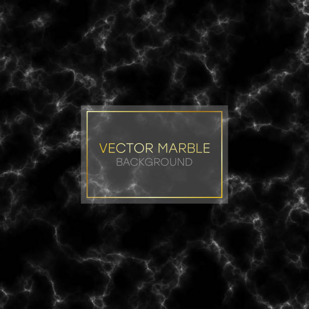 marmor-textur. abstrakte sameln muster. schwarzer marmor hintergrund. vektor - igneous rock stock-grafiken, -clipart, -cartoons und -symbole