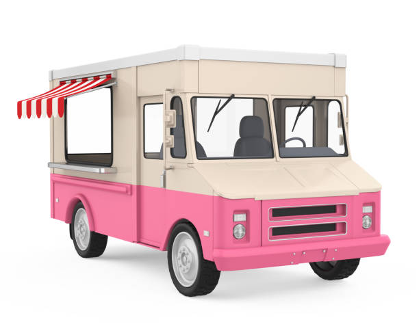 istock Food Truck Isolated 1298145795