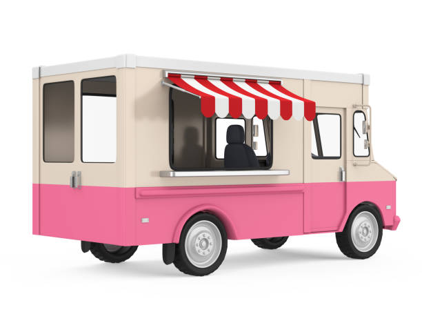 istock Food Truck Isolated 1298145825