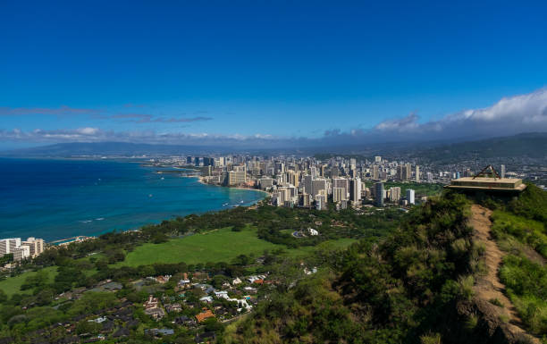 istock Waikiki bay panorama landscape 1298147654