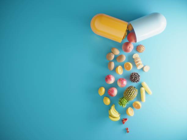 suplementos vitamínicos - vitamin a nutritional supplement pill capsule fotografías e imágenes de stock
