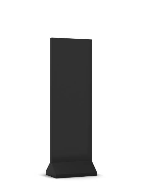istock Blank display stand for advertising mockup 1298152539