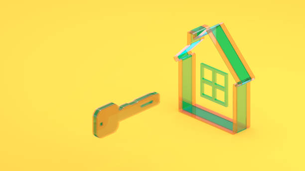 istock Keys and house 3d concept 1298158339