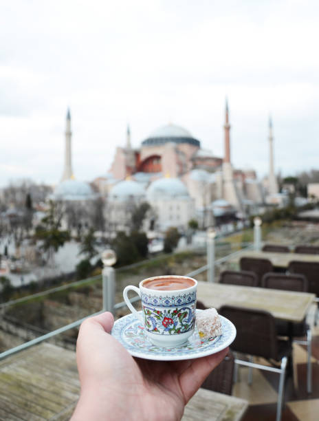istock Turkish coffee in Hagia Sophia 1298164073