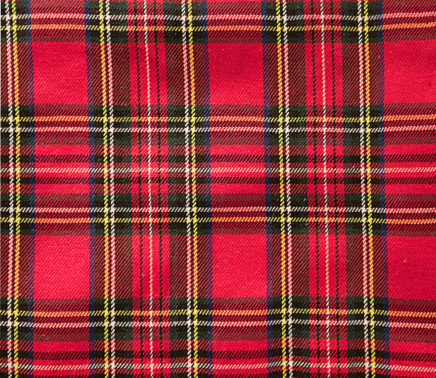 istock red checkered wool fabric tartan 1298167177