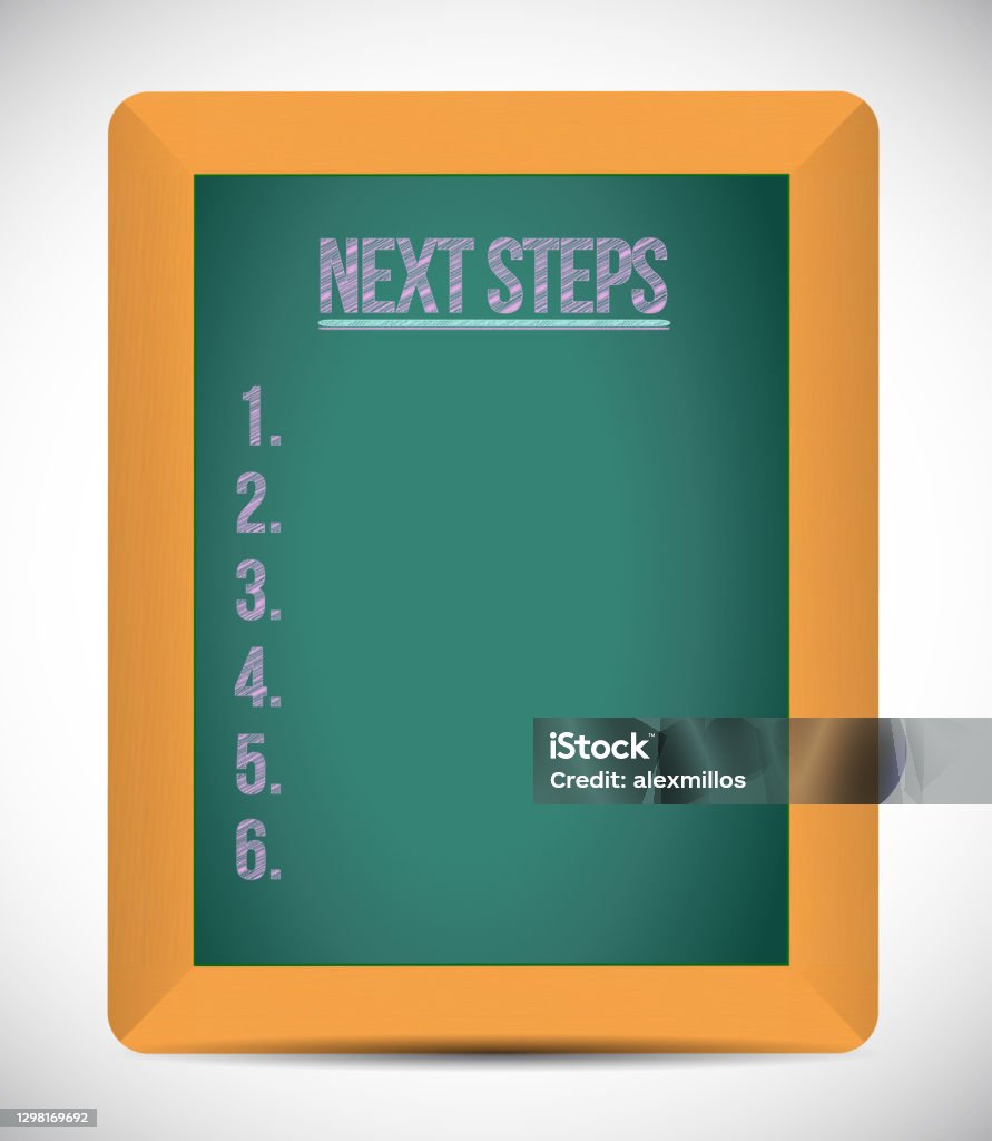Next Steps List Illustration Design Stock Illustration - Download Image ...