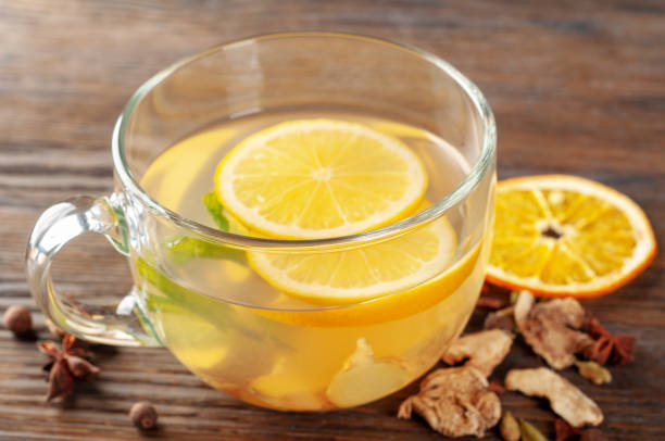 istock Ginger tea with lemon, spices and peppermint 1298169694