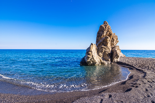 Increíble playa de Kalogeros cerca de Agia Roumeli, Chania, Creta, Grecia. photo