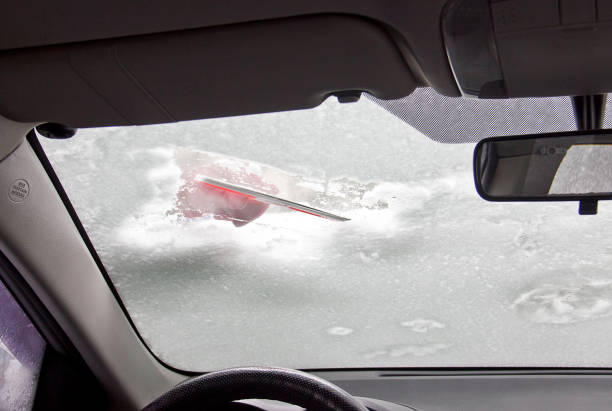 istock Cleaning car after snow storm 1298179051