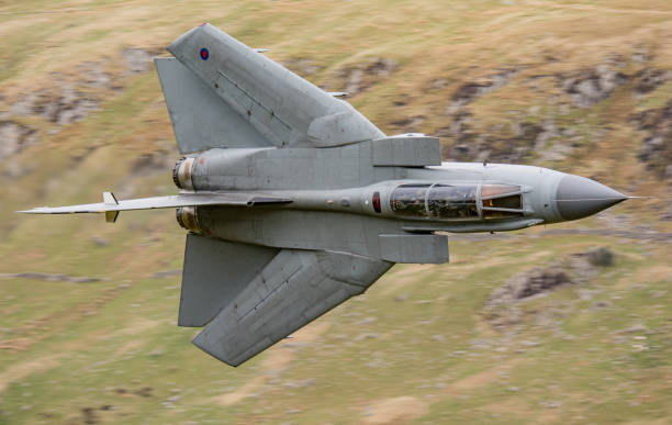 istock Combat aircraft Mach Loop Wales U.K 1298181319