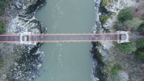 istock Overhead span of the Alexandra Bridge, Fraser River Canyon 1298194247
