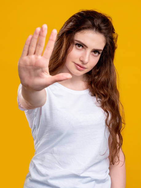 istock stop gesture woman protest female activist refusal 1298198886
