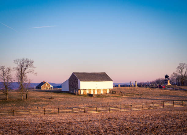 istock white barn in Gettysburg Pennsylvania 1298215498