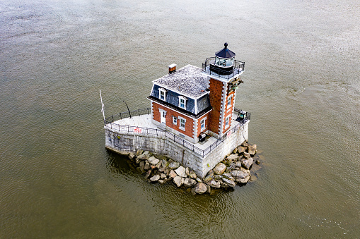 The Hudson Athens Lighthouse, sometimes called the Hudson City light, is a lighthouse located in the Hudson River in the state of New York