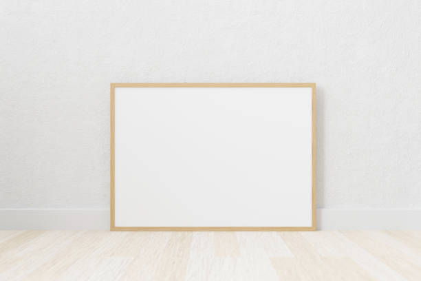 istock Mockup blank photo frame for your design. 1298221065