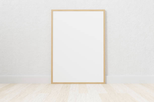 istock Mockup blank photo frame for your design. 1298221067