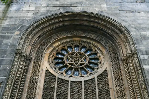 Synagogue of Congregation Ohab Zedek built in the Moorish Revival in New York City