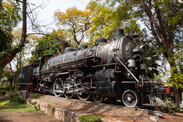 NdeM Class MR-6 Pacific-Type steam locomotive #2520. Queretaro, Mexico.