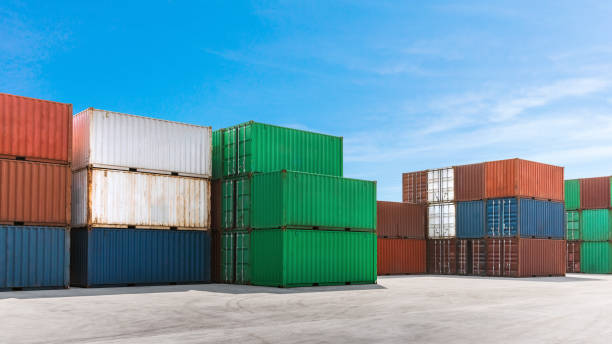 istock ontainer stacking cargo in shipping harbor for Logistics export import business 1298221850