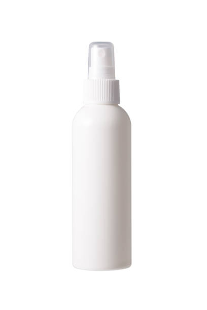 istock Spray bottle with plastic head cover isolated on white background 1298226164