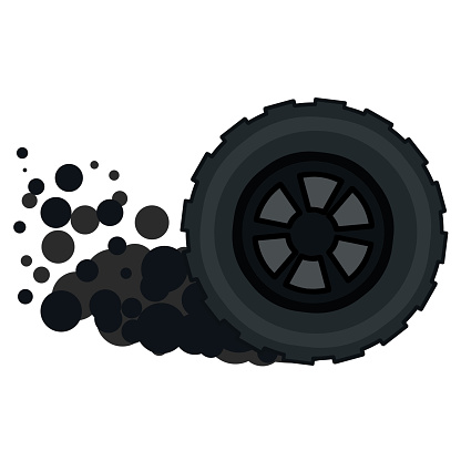 Free Tire Smoke Clipart in AI, SVG, EPS or PSD